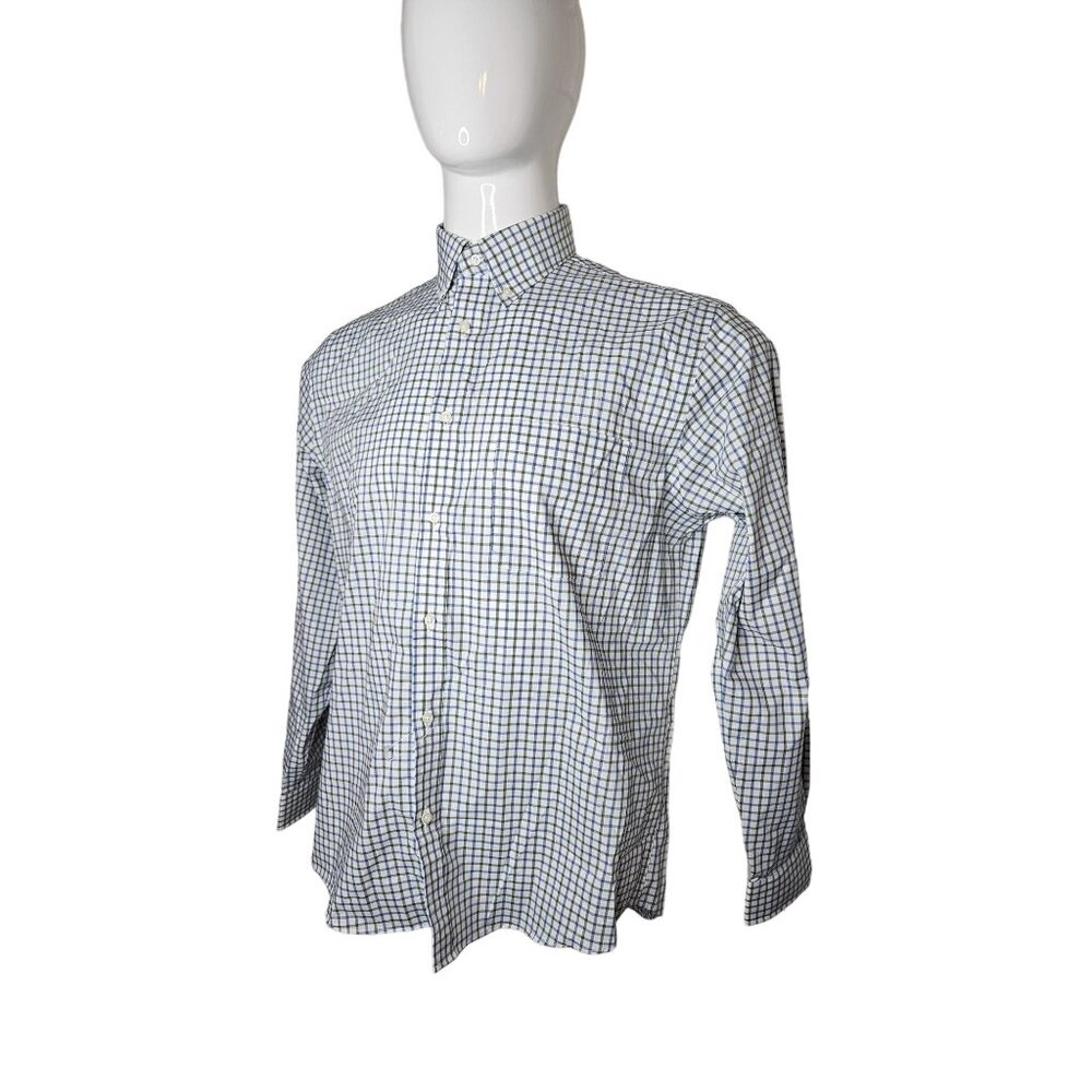Jos. A. Bank 1905 Collection Slim Fit Plaid Button-Down Shirt Mens 16.5/35 - Picture 5 of 7